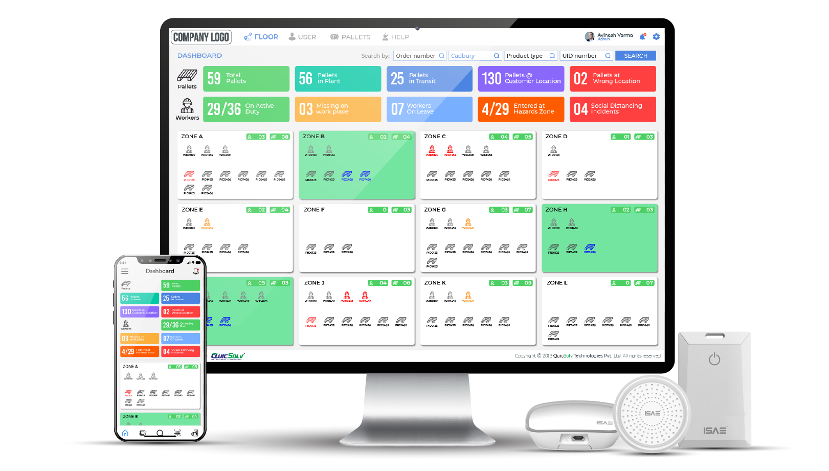 Pallet Tracking Dashboard