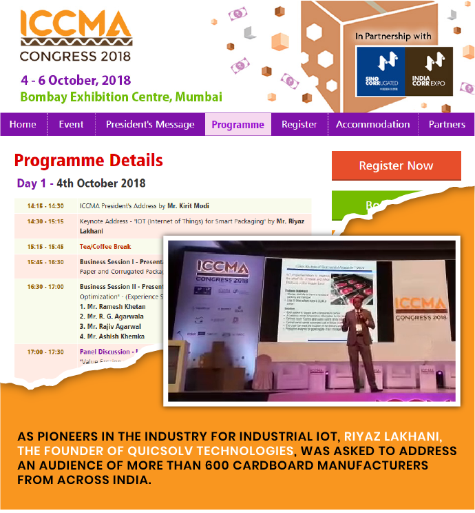 iccma 2018 address Riyaz Lakhani